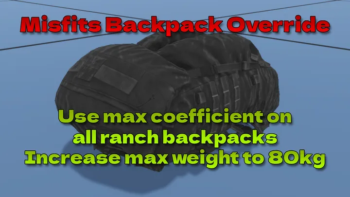 Misfits Backpack Override — preview