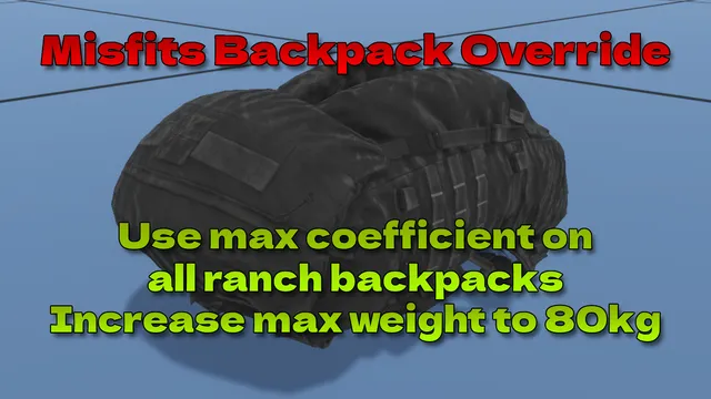 Misfits Backpack Override — preview